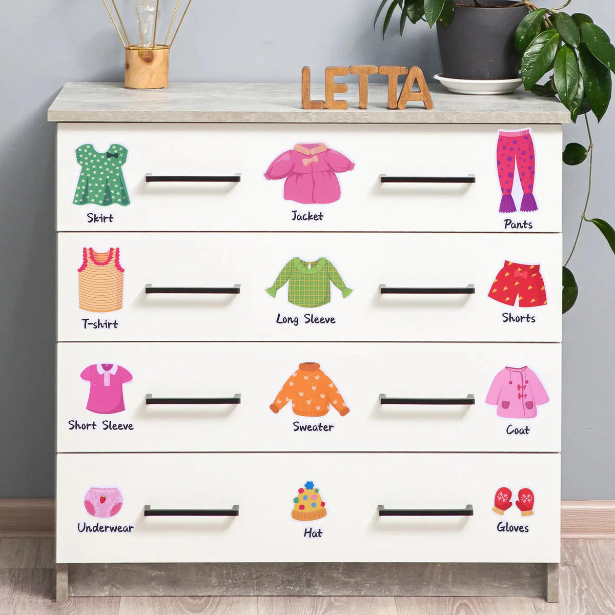 Clothing Classification Label Stickers – Wardrobe Organizer Clothing Label Stickers PLUSH Default Title