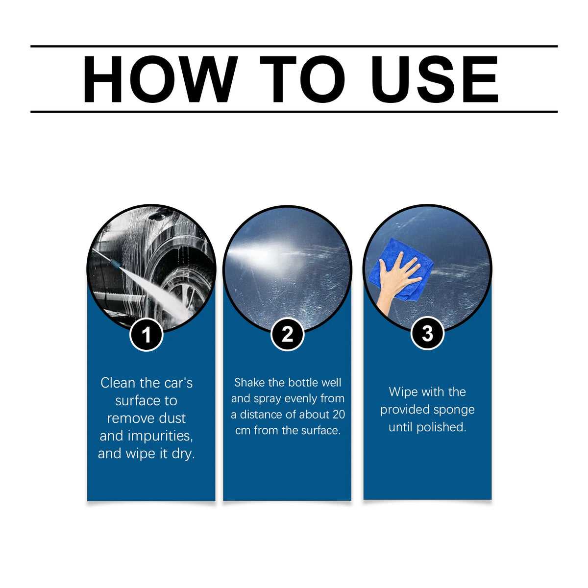 Car Ceramic Nano Coating Spray – Hydrophobic Paint Protector Car Ceramic Coating PLUSH