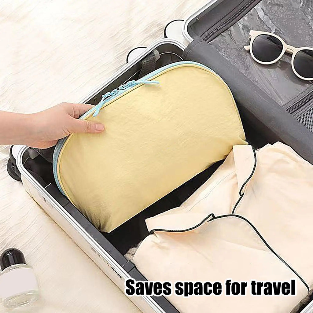 Portable Travel Underwear Bra Organizer Bag – Yellow | PLUSH Travel Organizer Bag PLUSH