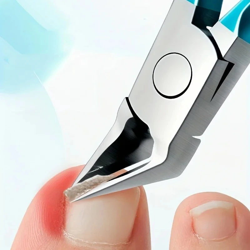 Stainless Steel Toenail Clipper Straight Blade Sharp Pointed Tip Toenail Clipper PLUSH