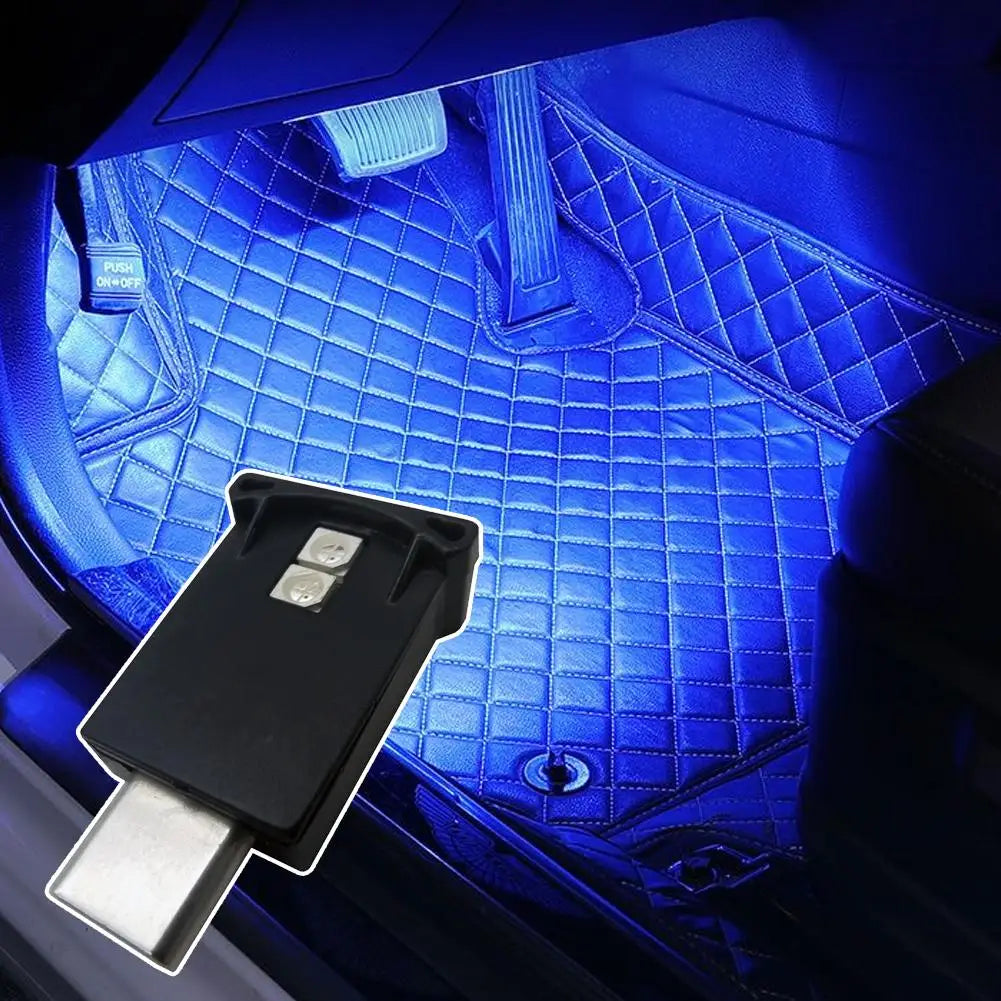 Type-C LED RGB Car Interior Ambient Light – 8 Colors Car Ambient Light PLUSH