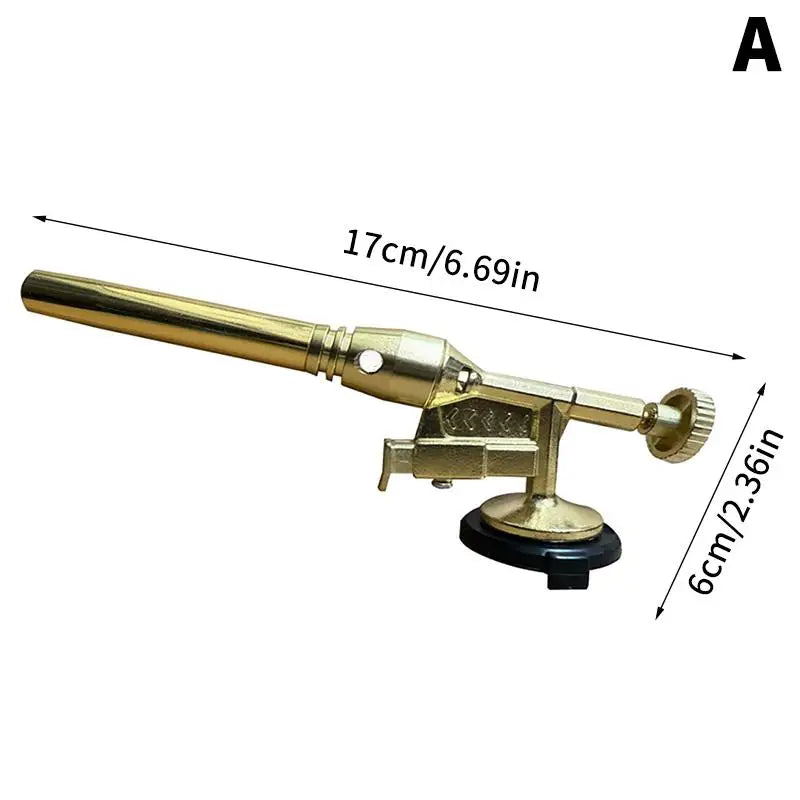Gas Welding Torch – 1300°C Brass Flame Head for BBQ & Brazing Gas Welding Torch PLUSH A