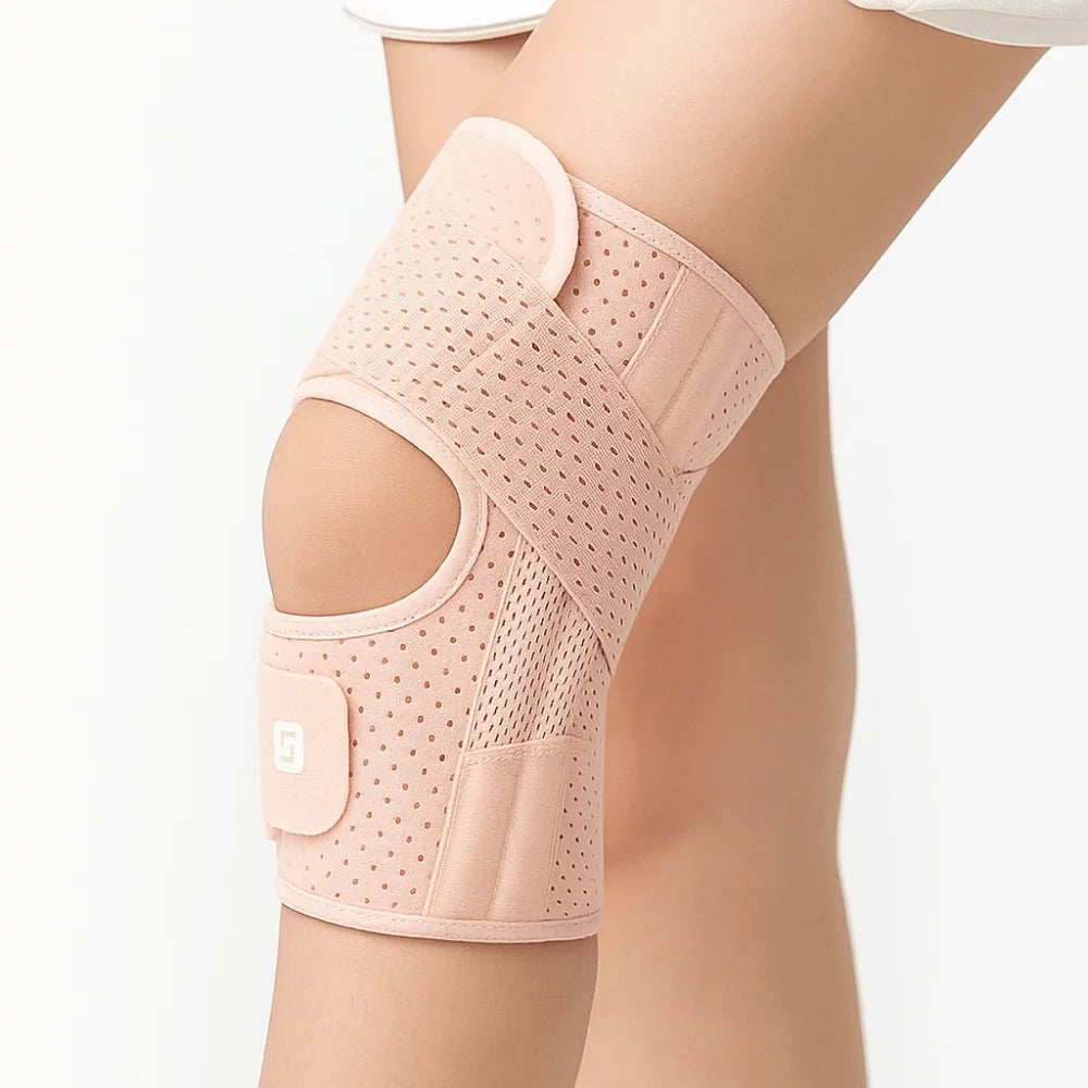 Adjustable Patella Knee Strap Brace – Breathable Sport Support Knee Support Brace PLUSH