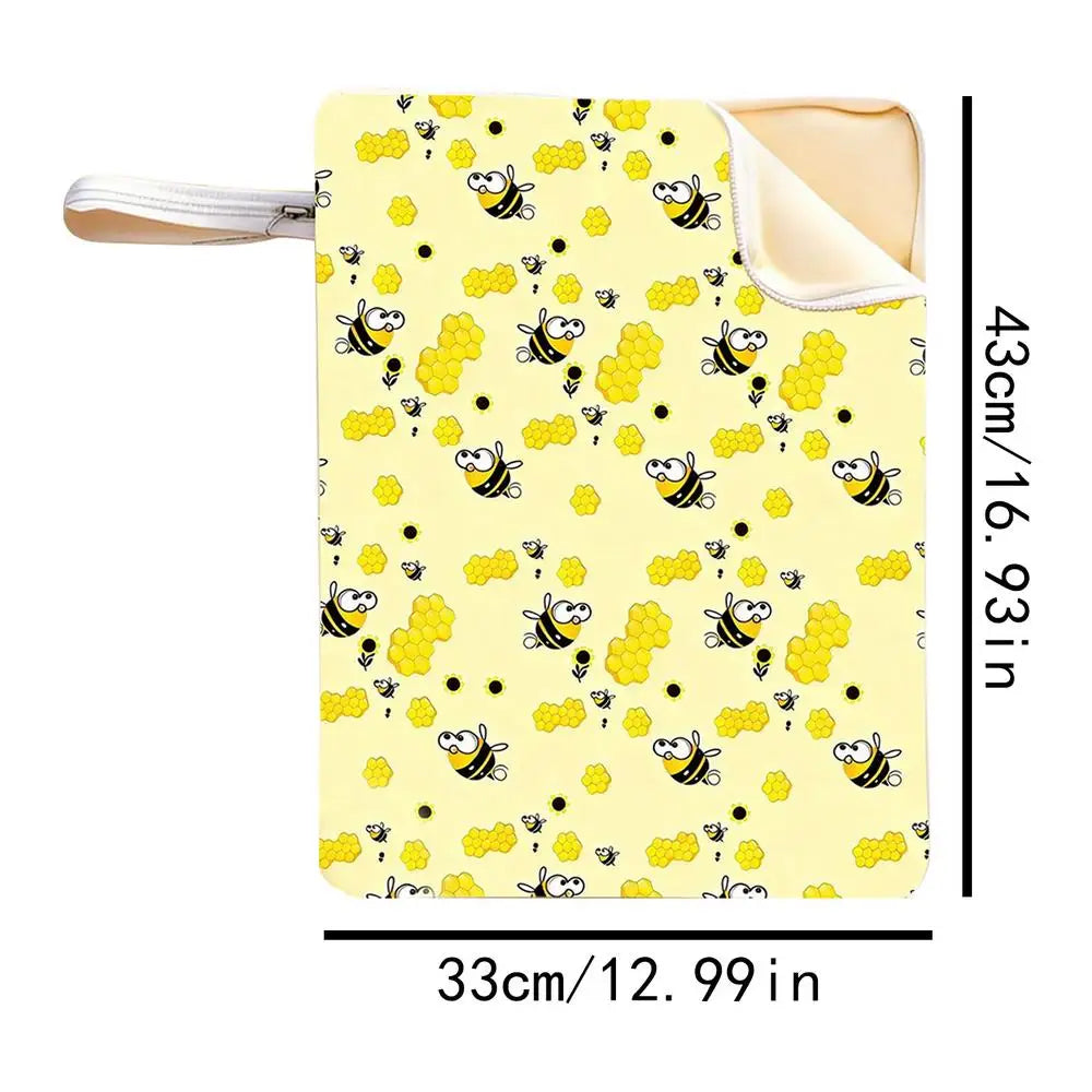 Reusable Beeswax Bread Bag – Large Cotton Food Storage Bag Food Storage Bag PLUSH Yellow