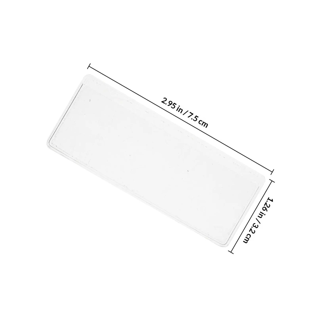 24Pcs Clear Self-Adhesive Label Pockets – Bins, Drawers & Files Adhesive Label Holders PLUSH