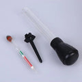 Battery Hydrometer Electrolyte Density Tester 1.10–1.30 Range Battery Hydrometer PLUSH Black