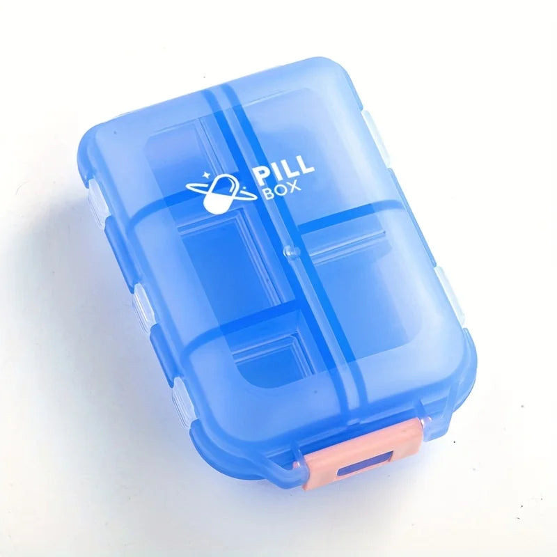 Portable Clear Plastic Storage Box – Jewelry, Vitamins & More Portable Storage Box PLUSH blue XLARGE