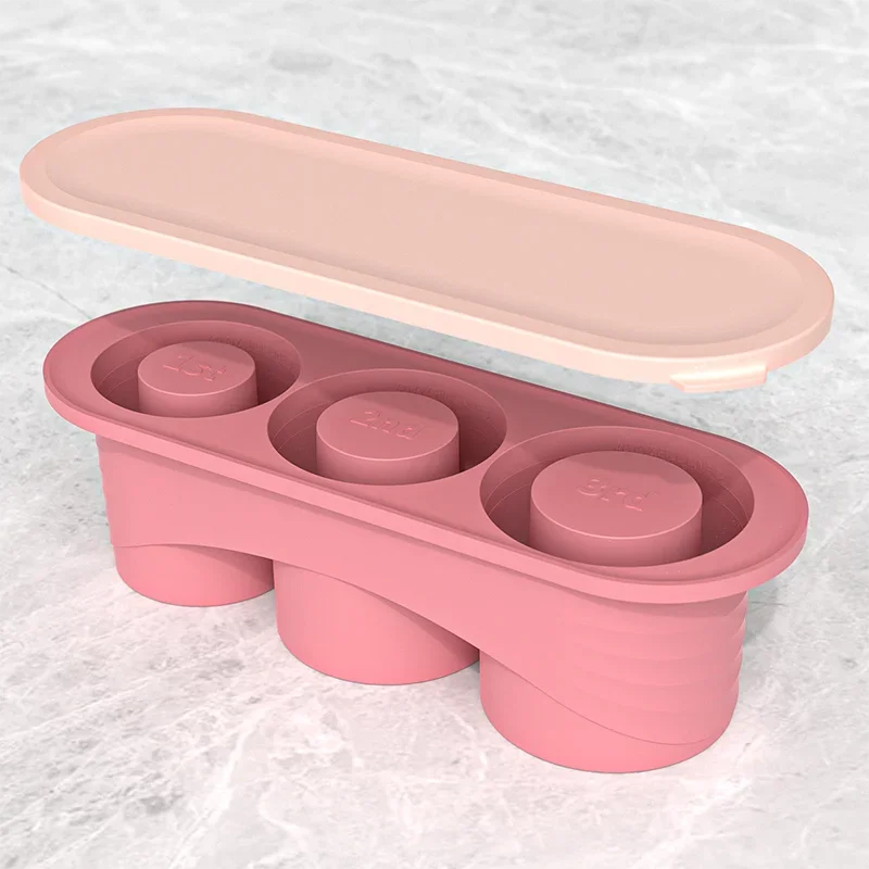 Silicone Ice Cube Tray for Stanley Tumbler – 3 Hollow Cylinders Silicone Ice Cube Tray PLUSH