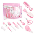 10-Piece Newborn Baby Care Kit – BPA Free Safety Essentials Baby Grooming Kit PLUSH pink 10pcs