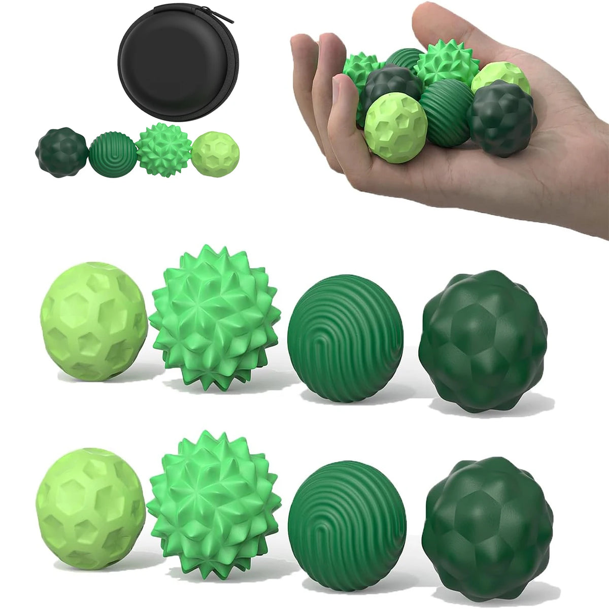 Silicone Magnetic Sensory Fidget Balls – 4 or 8 Pcs Set Fidget Sensory Toy PLUSH