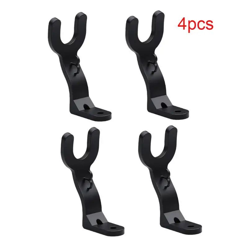 Wall Mount Helmet Hook Rack – Nylon Hanger 1-4 Pcs Wall Mount Hook Rack PLUSH 4pcs