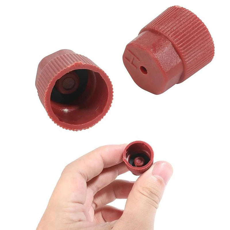 10Pcs Car AC Port Caps 13mm & 16mm High & Low Side Set AC Service Port Caps PLUSH