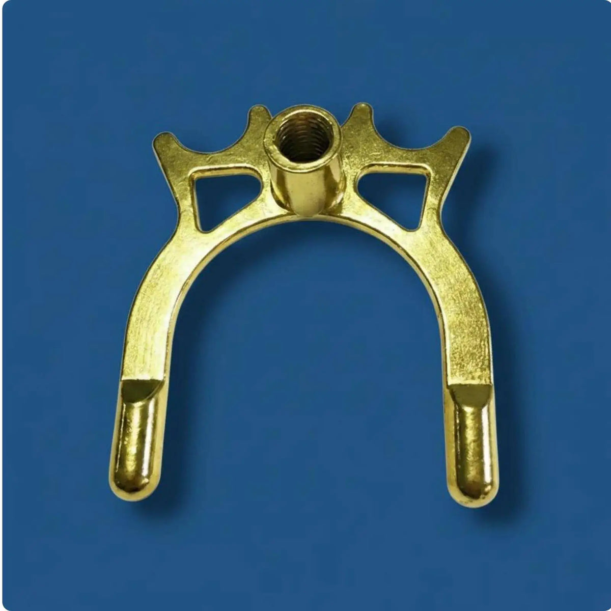 Gold Plated Billiards Bridge Head 5-Pack – Pool Cue Rest Billiard Cue Rest PLUSH MetalHighFork