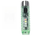 Rechargeable Mini Keychain Flashlight 10 Modes Magnetic Base Keychain Flashlight PLUSH green