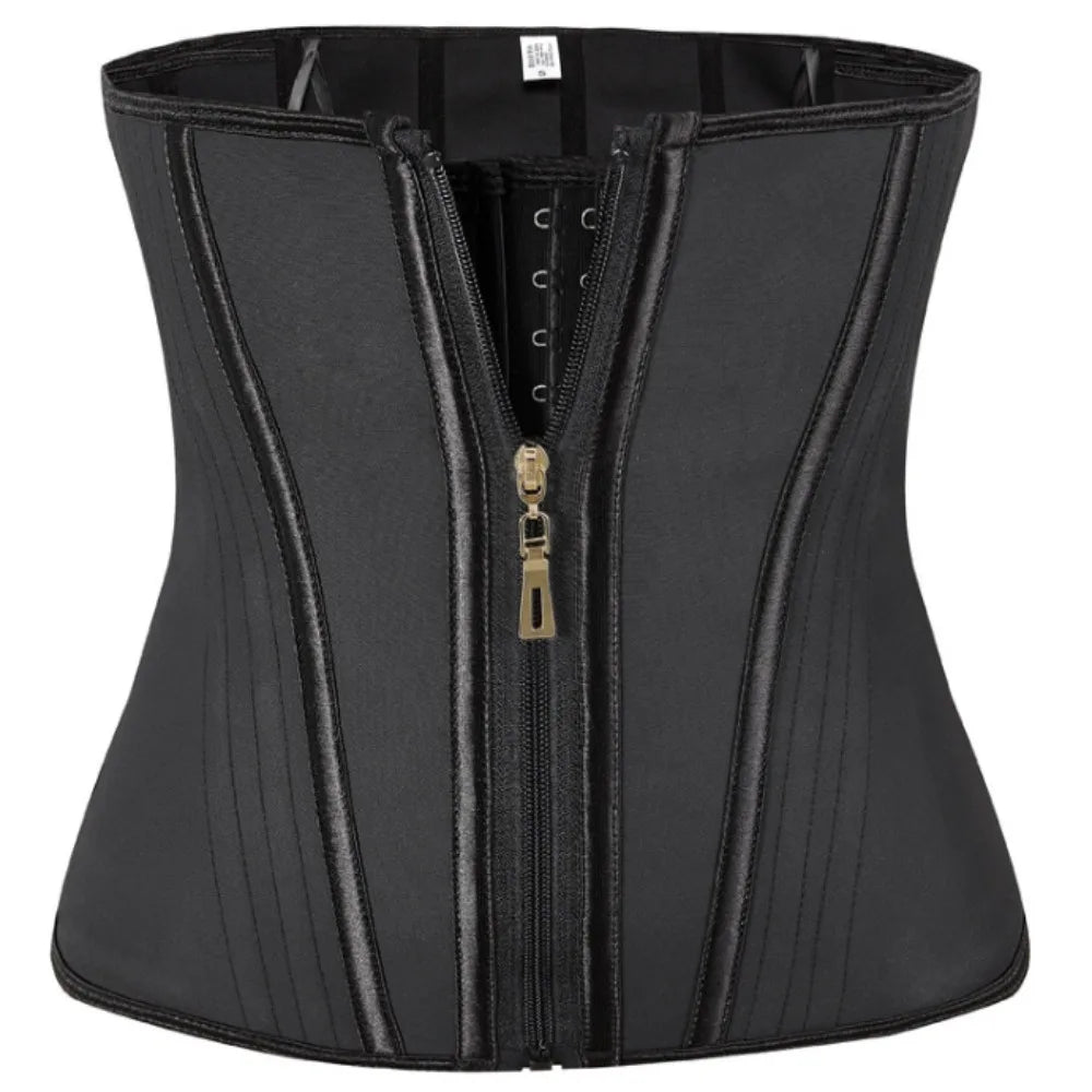 Women's Seamless Waist Trainer Tummy Control Shapewear XS–3XL Waist Trainer Shapewear PLUSH Black M