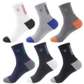 Men's Thick Cotton Socks Set – 5 Pairs, Breathable Mid-Tube Cotton Socks Set PLUSH 10Pairs One Size