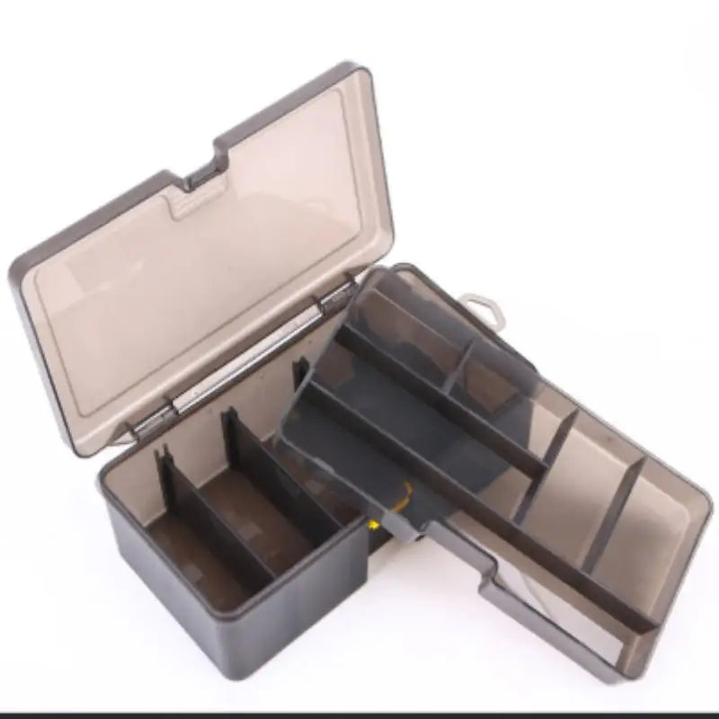 Double Layer Fishing Lure Box – Adjustable Tackle Storage Case Fishing Tackle Box PLUSH