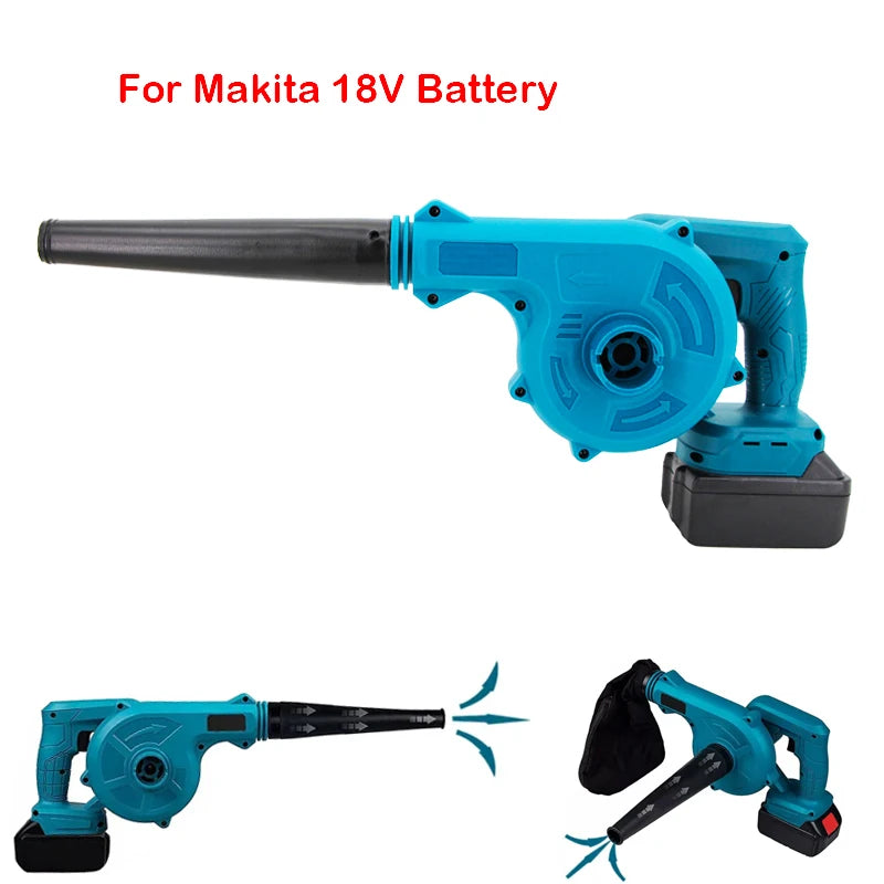 2-in-1 Cordless Air Blower & Vacuum for Makita 18V Battery Cordless Air Blower PLUSH