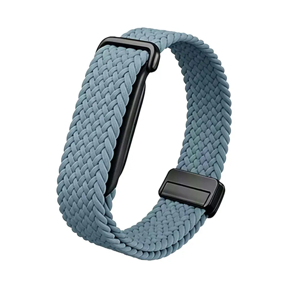 Braided Nylon Magnetic Band for Google Fitbit Air – 18mm Fitness Tracker Band PLUSH E