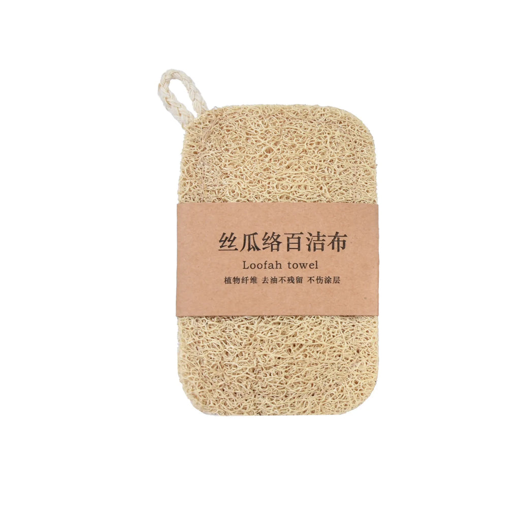Natural Loofah Dish Scrubber Pad – Reusable Kitchen Cleaner Kitchen Scrubber Pad PLUSH