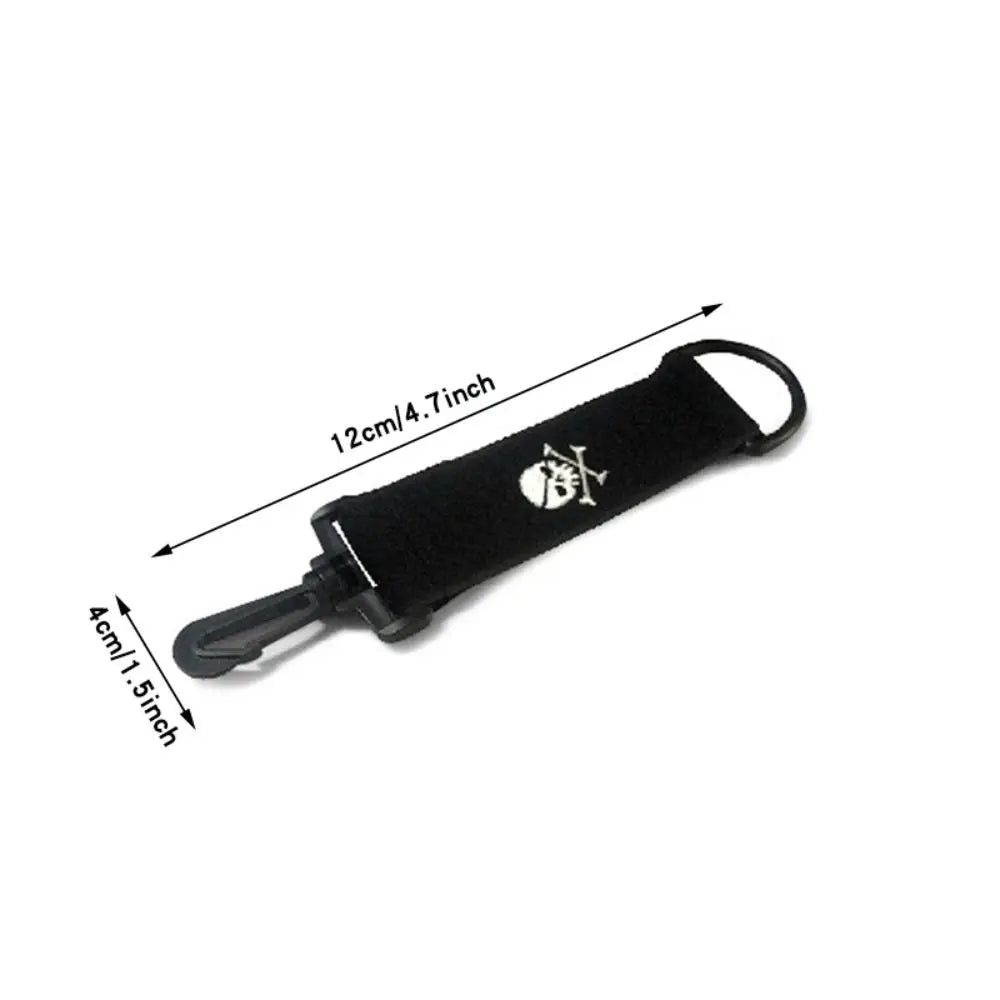 Skull Golf Towel with Carabiner Clip – Magic Tape Cleaning Golf Cleaning Towel PLUSH