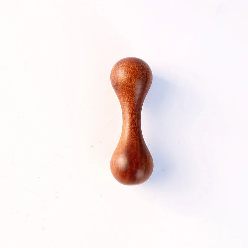Sandalwood Fingertip Begleri Bead – Knucklebone Fidget Toy Wooden Fidget Toy PLUSH African Yellow Pear