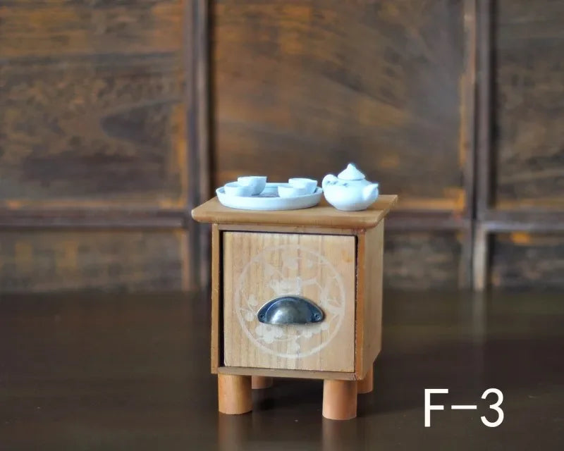 Miniature Wooden Coffee Table Prop – Children's Photography Photography Prop PLUSH F3