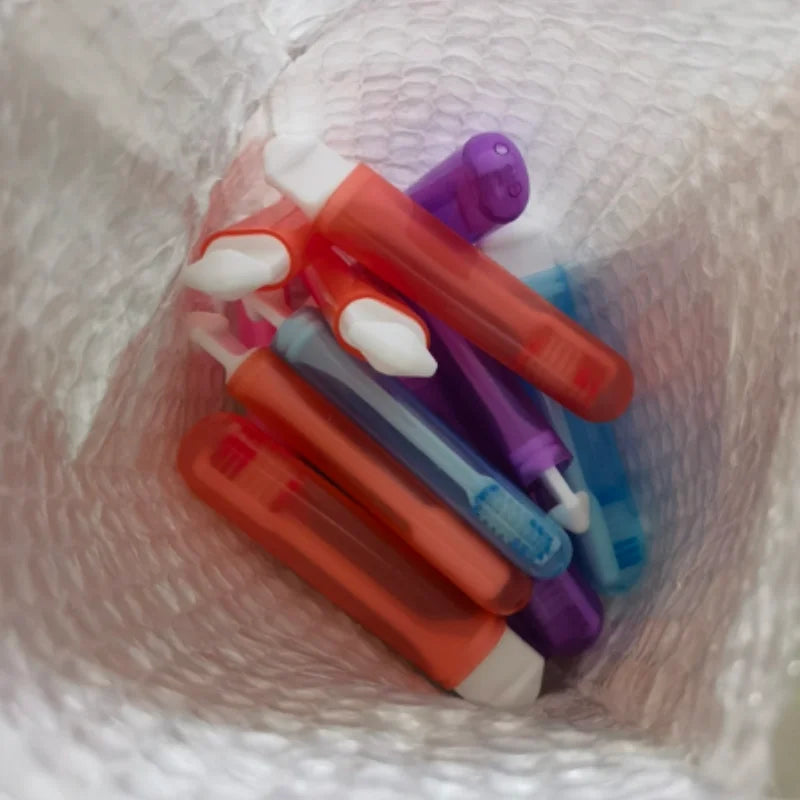 Mini Folding Travel Toothbrush – Portable Manual, 5 Colors Travel Toothbrush PLUSH