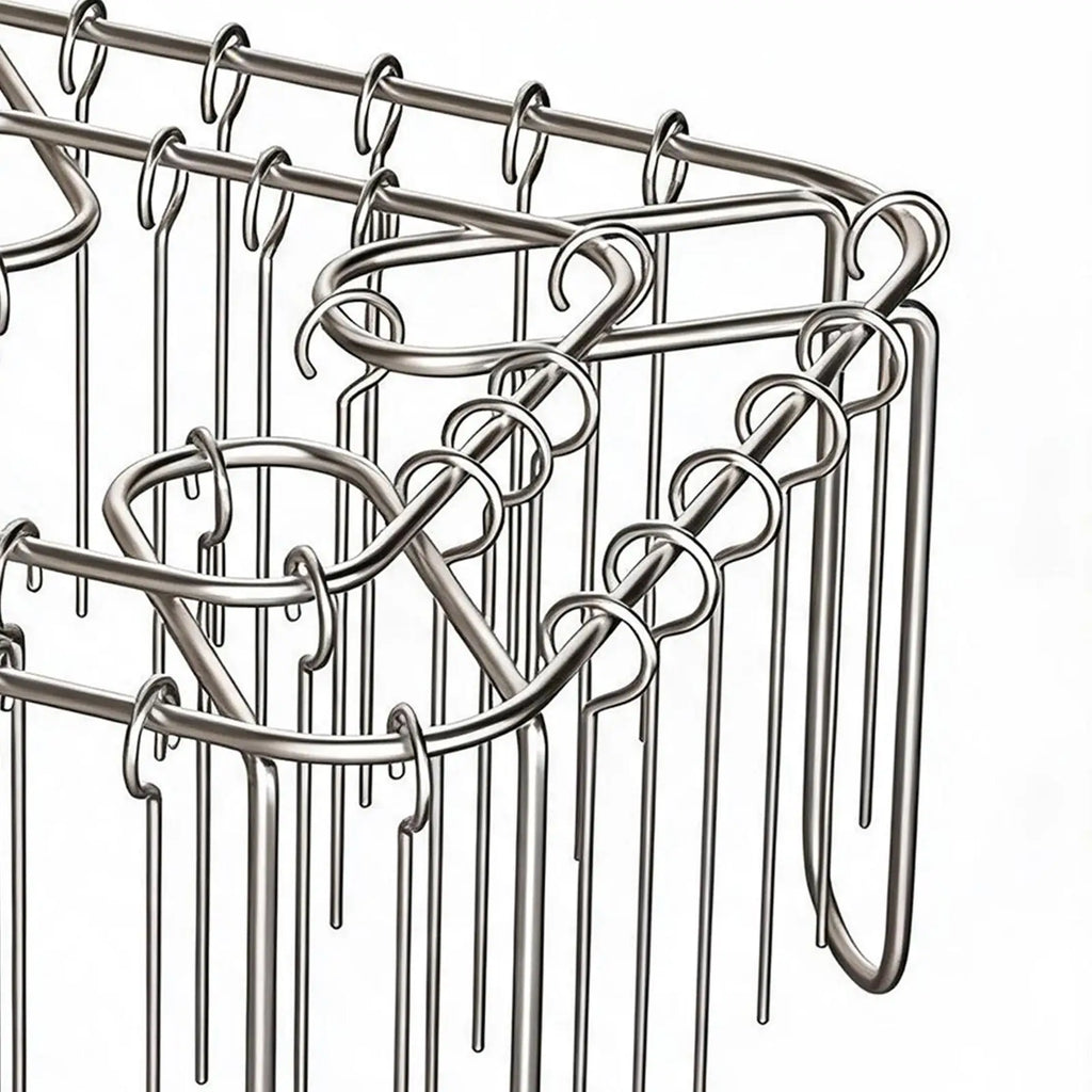 Vertical Air Fryer Skewer Rack – 316 Steel + 40 Skewers Air Fryer Skewer Rack PLUSH