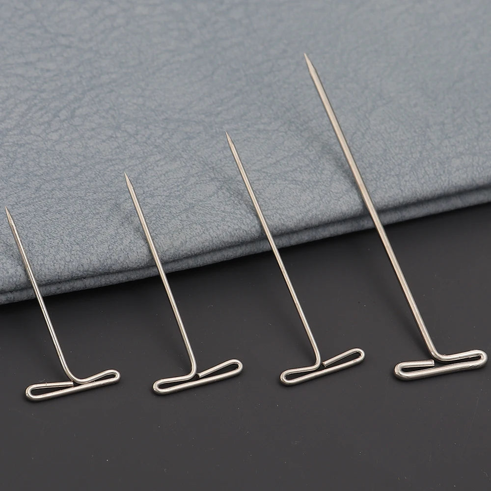 100pcs Stainless Steel T-Pins for Wig Making – 4 Sizes Wig Making Pins PLUSH