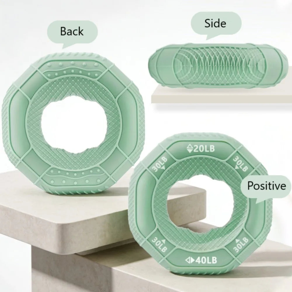 Silicone Finger Grip Ring – Dual Resistance Hand Strengthener Grip Strength Trainer PLUSH