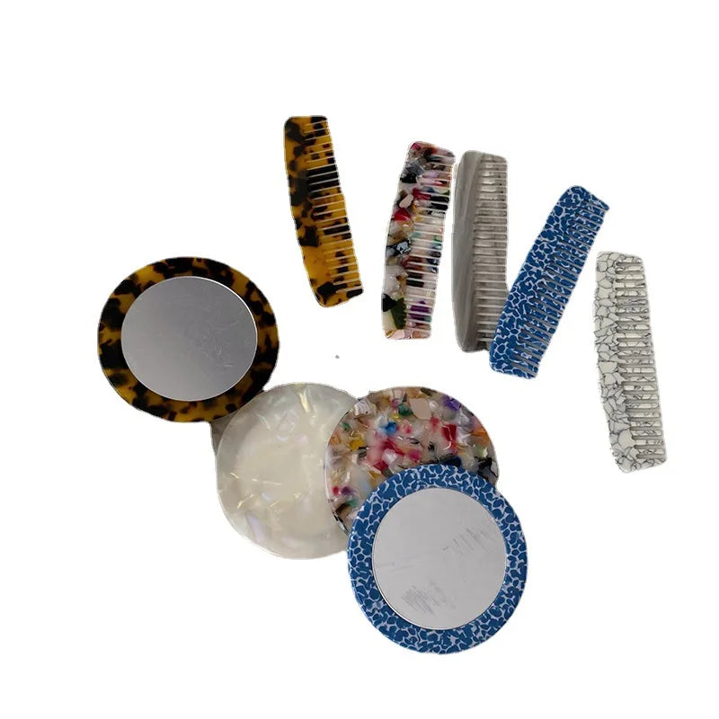 Colorful Acetate Hair Comb – Anti-Static Salon Styling Tool Hair Styling Comb PLUSH
