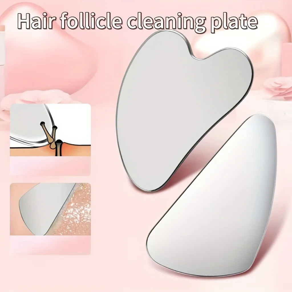 Stainless Steel Gua Sha Facial Massage Tool | Skin Care Gua Sha Facial Tool PLUSH