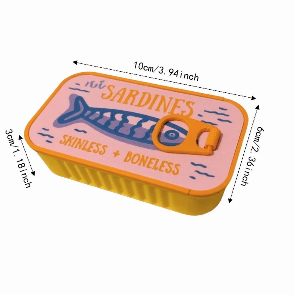 3D Printed Sardine Tin Jewelry Box – Necklace & Earring Storage Jewelry Storage Box PLUSH