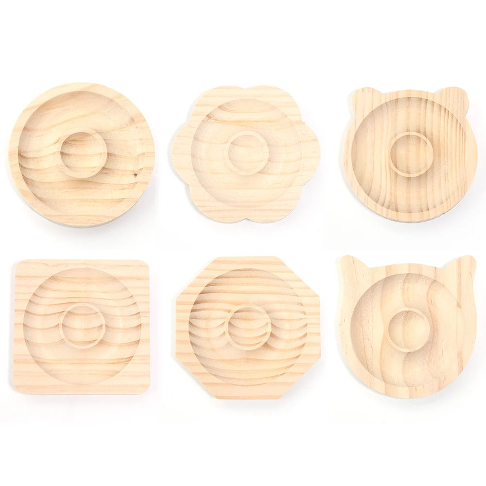 Wooden Beading Design Plate & Bracelet Organizer Tray DIY Jewelry Making Tool PLUSH