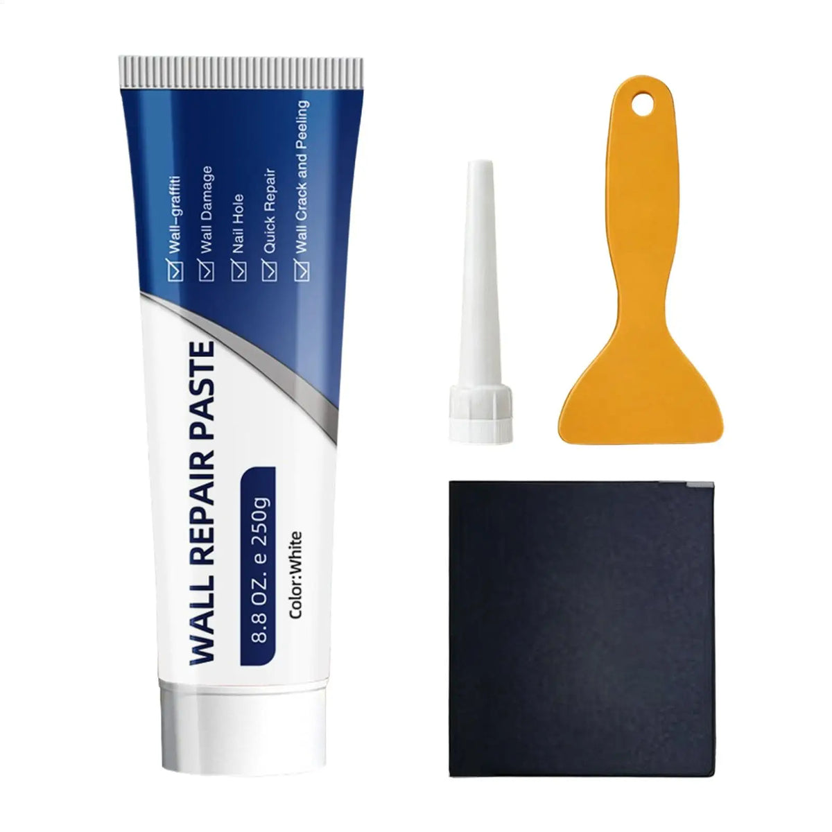Drywall Repair Kit – Wall Hole & Crack Filling Paste + Scraper Wall Repair Kit PLUSH
