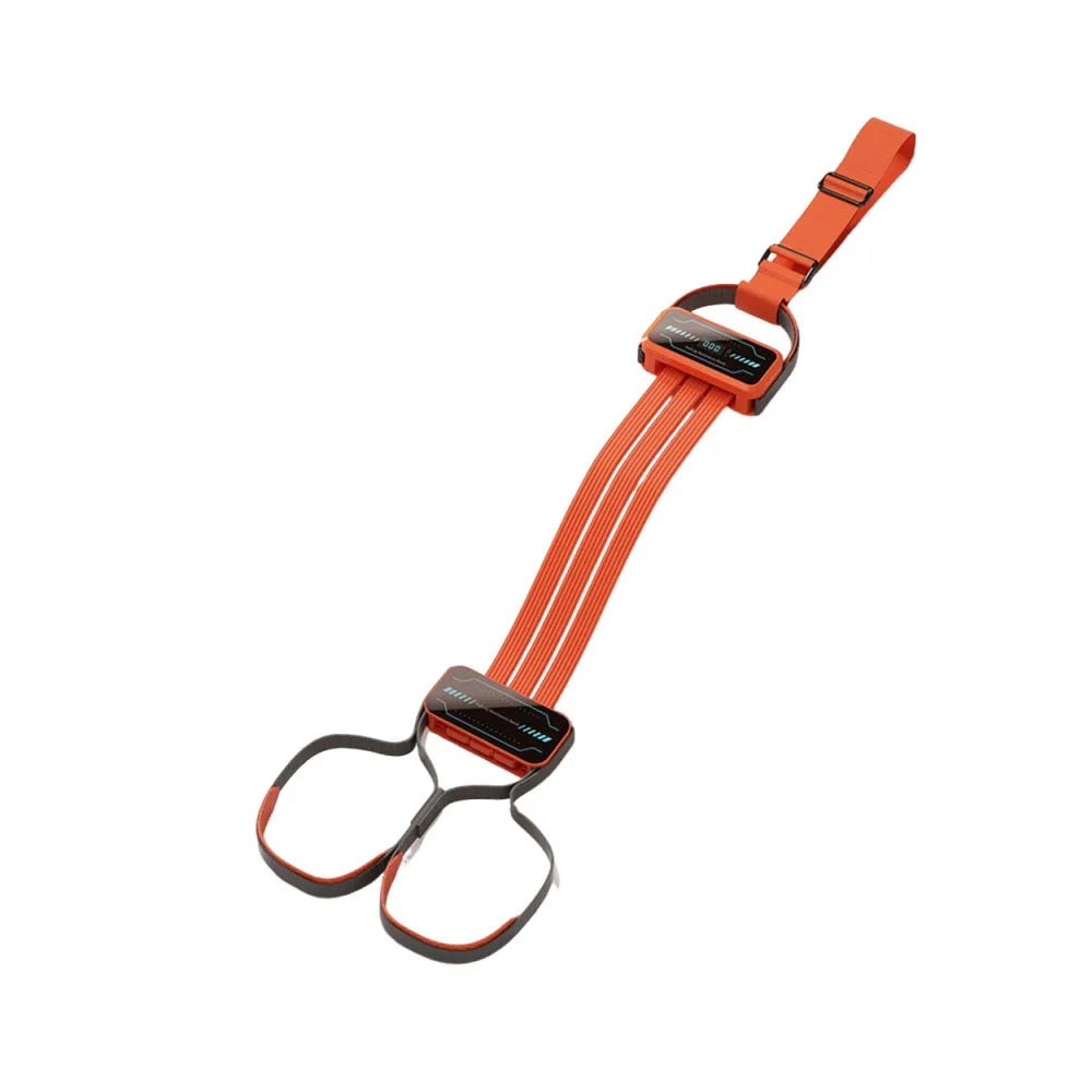 Adjustable Pull Up Assistance Band – Strength & Stretch Strap Resistance Training Band PLUSH StyleA Orange
