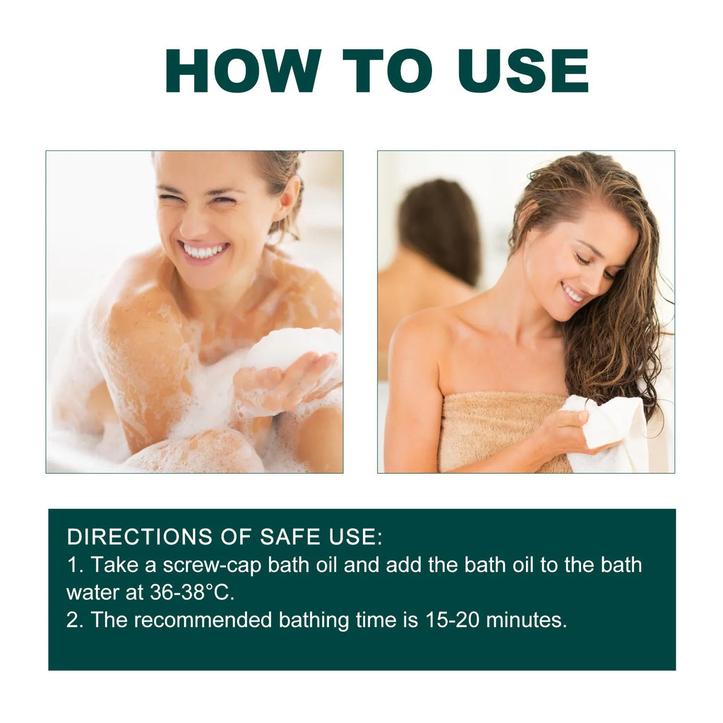 Ximonth Fragrant Body Bath Oil – Moisturizing Shower Oil 100ml Body Bath Oil PLUSH