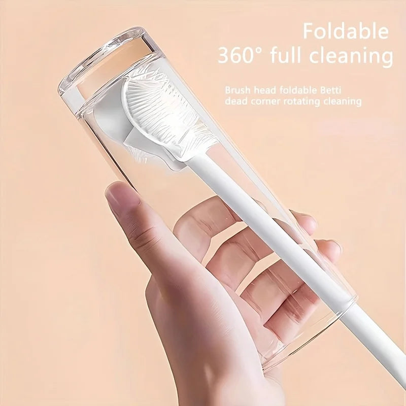 Long-Handle Cup Cleaning Brush – 90° Gap Brush for Tumblers Cup Cleaning Brush PLUSH
