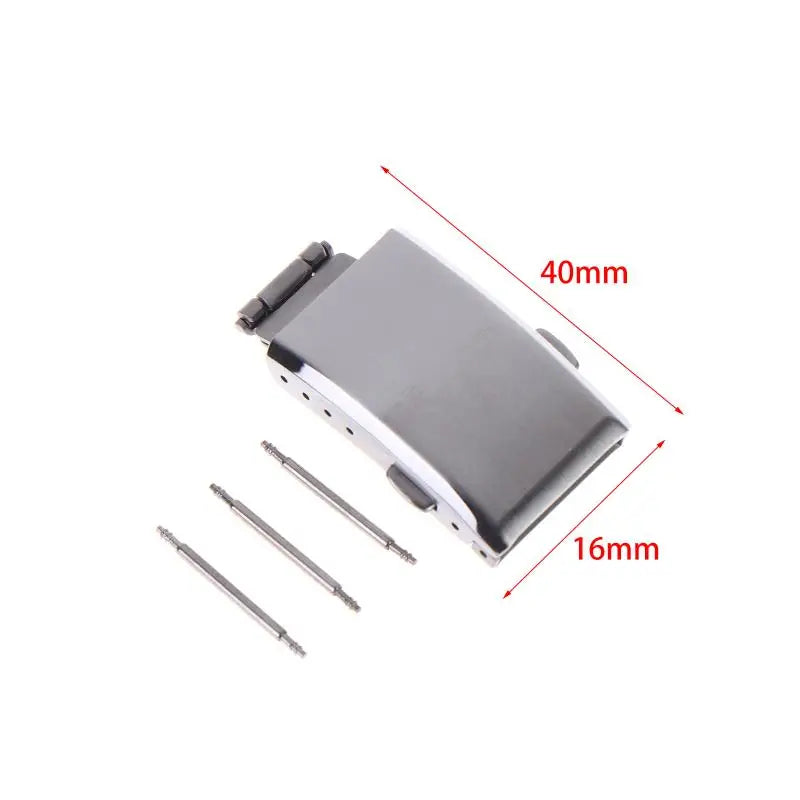 316L Stainless Steel Folding Watch Clasp 16/18/20/22mm Watch Band Clasp PLUSH 16MM