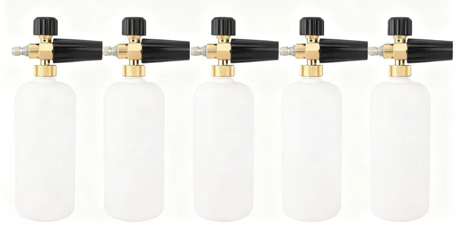 Foam Cannon 1/4" Quick Connect – Adjustable Car Wash Foam Gun Foam Cannon PLUSH 5PCS