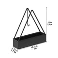 Iron Incense Holder Plate – Coil & Sandalwood Burner Stand Incense Holder PLUSH black
