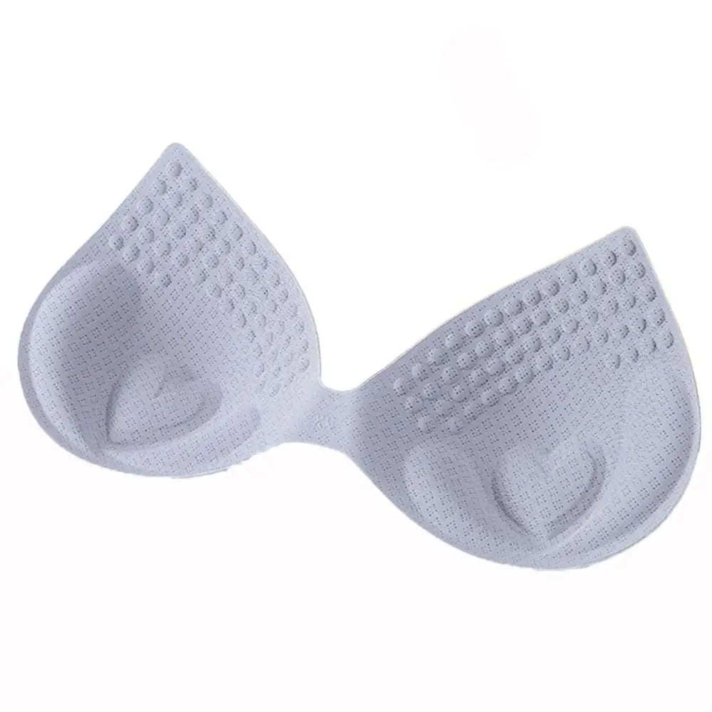 Women's Sponge Bra Inserts – Swimsuit Chest Pads Push-Up Bra Inserts & Pads PLUSH grey 1XL