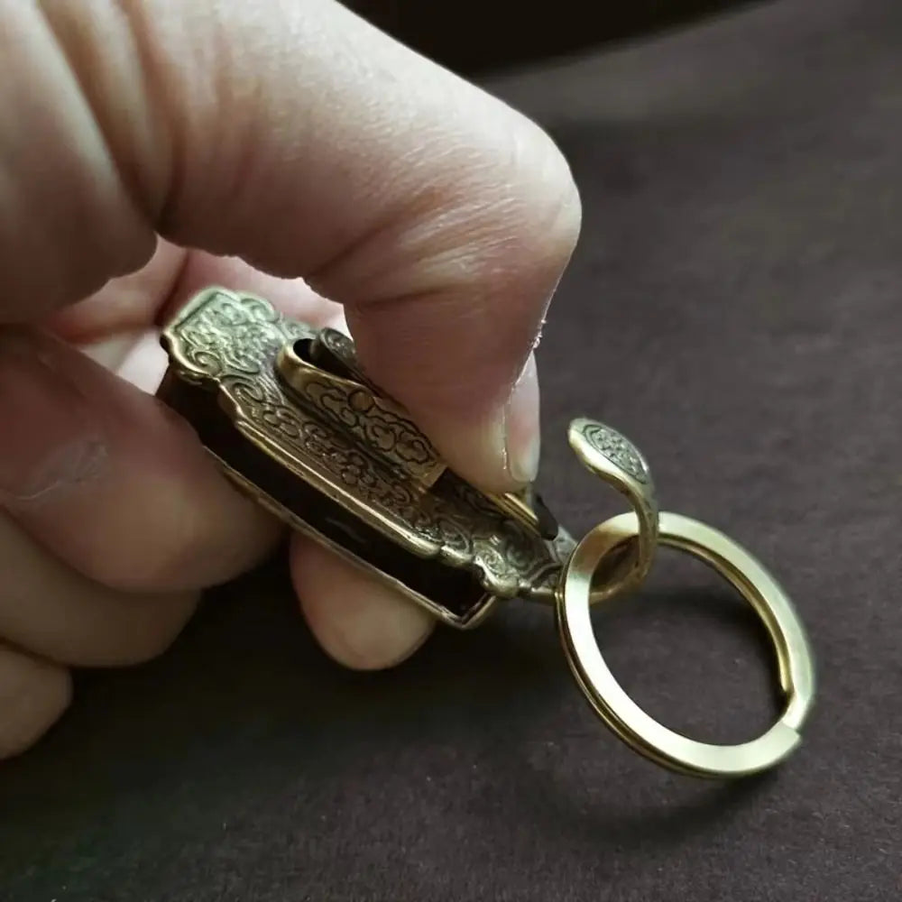 Solid Brass Belt Buckle Snap Clasp Key Ring – DIY Leather Craft Brass Snap Clasp PLUSH