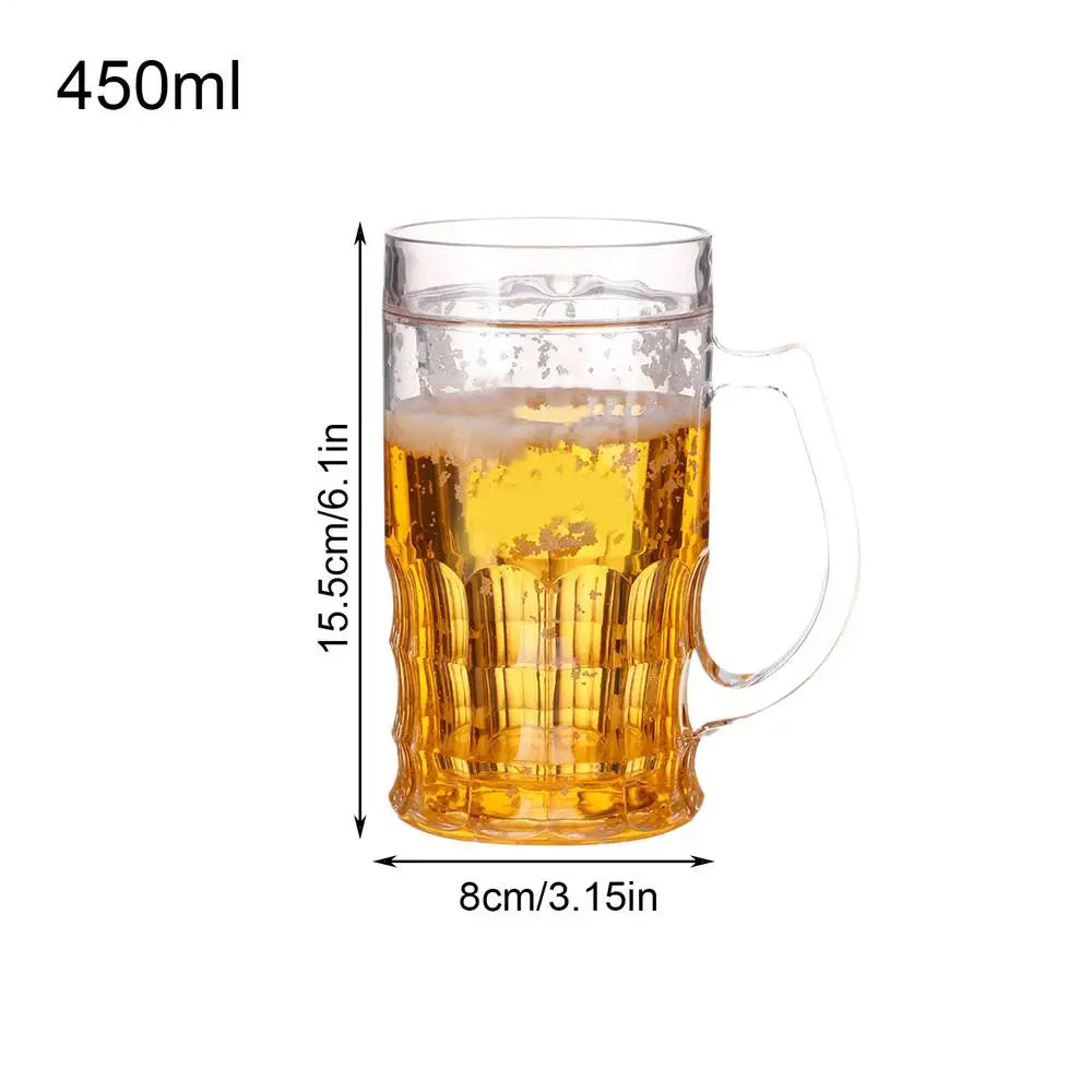 Fake Beer Mug Prank Cup – 450ml Novelty Gag Beer Glass Novelty Prank Cup PLUSH 450ml