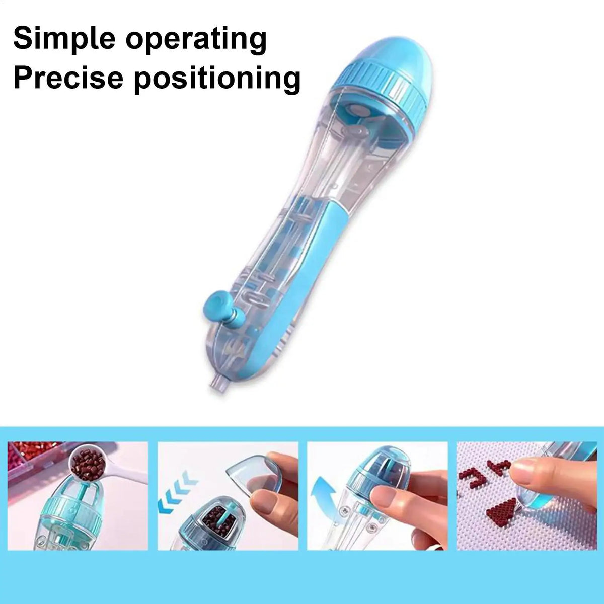 Automatic Bead Placement Pen – Perler & Hama Bead DIY Tool Bead Craft Tool PLUSH