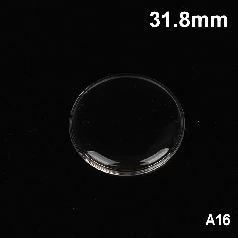 28mm–32.2mm Acrylic Watch Crystal Lens – Mirror Finish Cover Watch Crystal Lens PLUSH A16