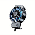 Portable Phone Cooler – External Fan for iPhone & Android Phone Cooling Fan PLUSH black