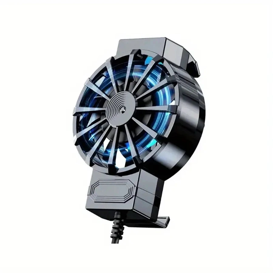 Portable Phone Cooler Fan – Temperature Control for Gamers Phone Cooler Fan PLUSH black