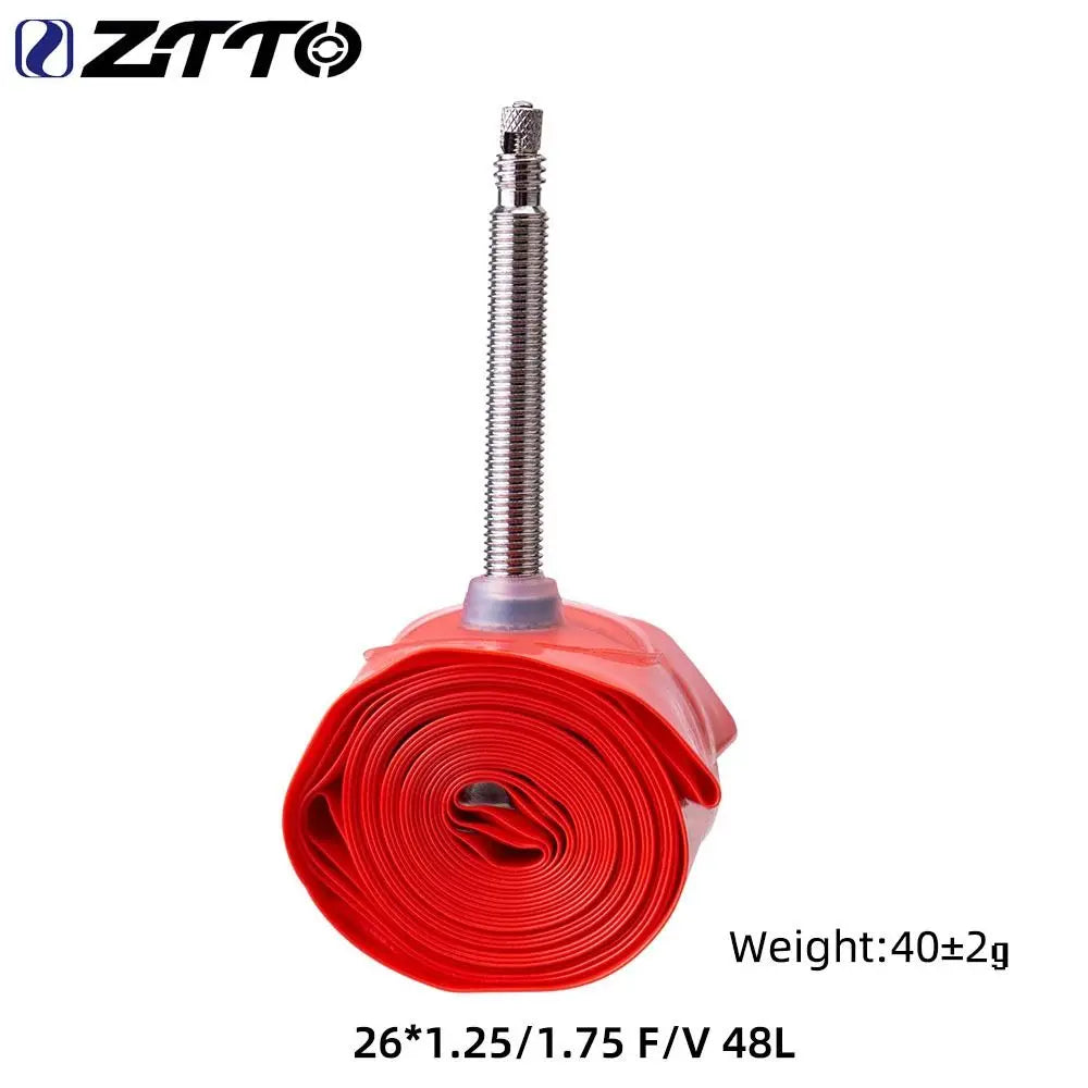 ZTTO TPU Bike Inner Tube French Valve 48/60/80mm Ultralight Bicycle Inner Tube PLUSH NO.8